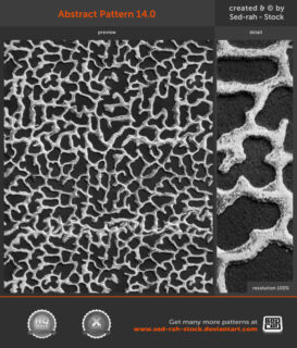 抽象式珊瑚网状纹理Photoshop笔刷素材.pat文件下载-玩吧资源站