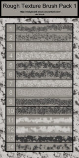 粗糙颗粒、岩石纹理图形Photoshop材质纹理笔刷-玩吧资源站