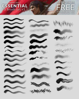 CG插画创作PS笔刷素材下载-玩吧资源站