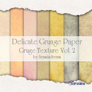 旧墙纸式式背景颗粒质感纹理PS笔刷素材（高清JPG格式素材）-玩吧资源站