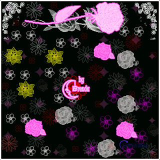 玫瑰花花朵、鲜花花朵图案PS笔刷素材下载-玩吧资源站