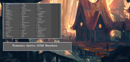 一套私人定制的CG绘画笔刷套装PS素材下载-玩吧资源站