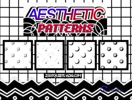 宇宙、星星、月球图案Photoshop填充图案文件底纹素材 .pat 下载-玩吧资源站