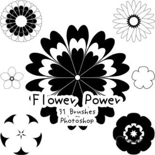 漂亮的几何画图图形PS笔刷素材下载-玩吧资源站