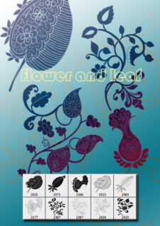 漂亮的中东伊斯兰教式经典印花PS笔刷素材-玩吧资源站