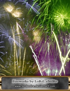 高清烟火、烟火大会效果PS笔刷素材下载-玩吧资源站