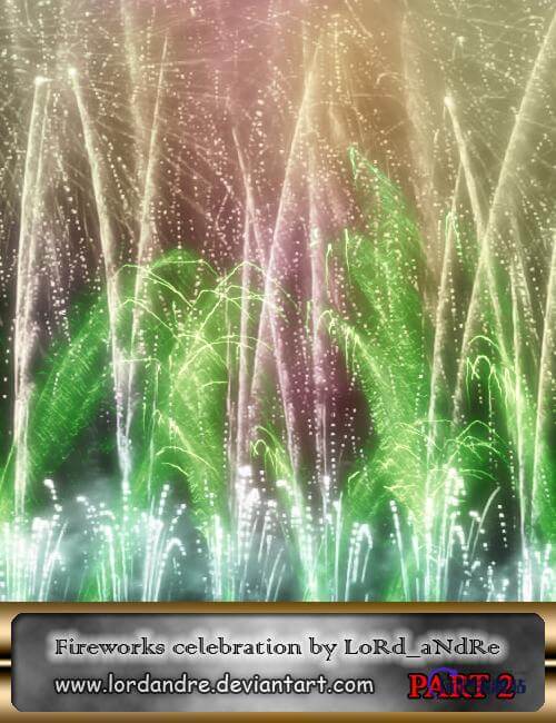 壮观的烟火、烟花爆炸燃放效果Photoshop笔刷素材下载