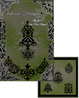 漂亮的经典手绘印花图案PS笔刷素材下载-玩吧资源站