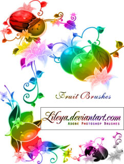 艺术花纹素材PS笔刷下载-玩吧资源站