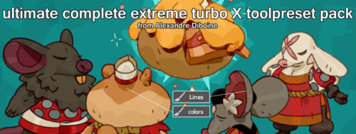 两个手绘画笔工具预设笔触Photoshop绘画笔刷素材-玩吧资源站