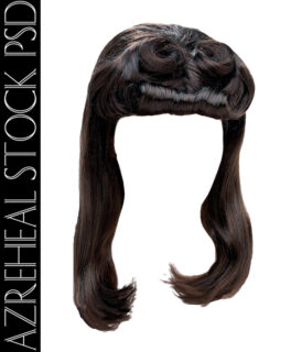 可爱女生长发、秀发PS笔刷素材（PSD格式）已抠像！-玩吧资源站