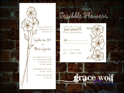 小清新手绘鲜花花朵图案PS笔刷素材-玩吧资源站