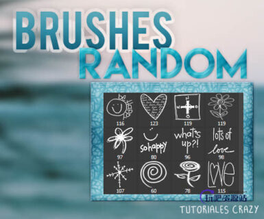 卡哇伊童趣涂鸦爱心、花朵、雪花、太阳、鲜花等图形PS可爱笔刷-玩吧资源站