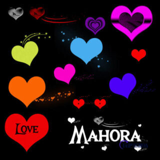 矢量爱心图案PS情人节装饰笔刷-玩吧资源站