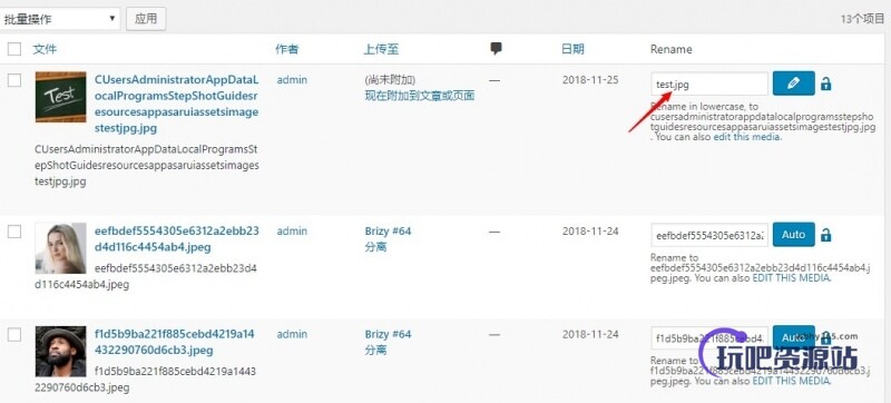 图片[5]-WordPress修改图片文件名方法-玩吧资源站