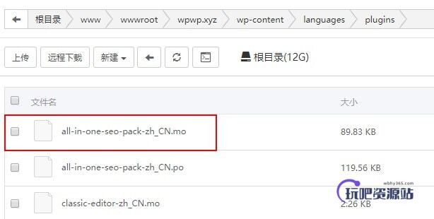 图片[2]-WordPress怎样删除特定主题或插件翻译-玩吧资源站