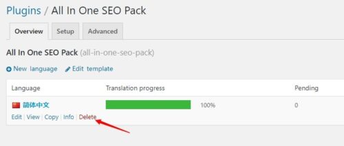WordPress怎样删除特定主题或插件翻译-玩吧资源站