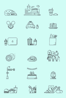 小清新生活图形Photoshop笔刷素材下载-玩吧资源站