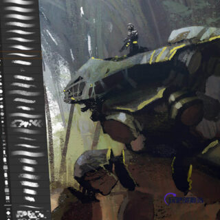 数字油画创作Photoshop大笔刷包下载-玩吧资源站