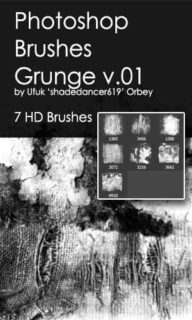 破败的麻布、剥落的泥土墙面纹理效果Photoshop陈旧笔刷-玩吧资源站