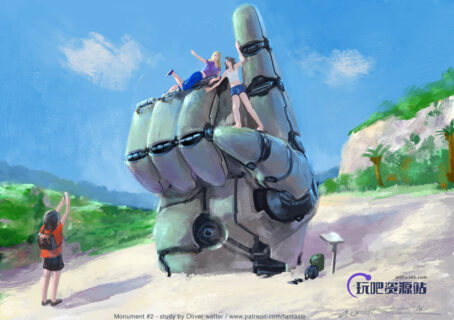 数字艺术绘画CG预设工具PS笔刷TPL素材下载-玩吧资源站