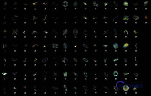 100种光影变幻特效PS笔刷-玩吧资源站