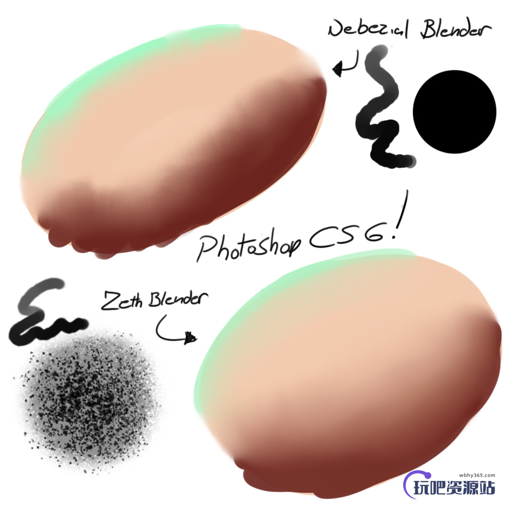 超细腻艺术画笔笔触PS笔刷