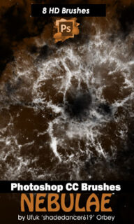 宇宙星云、星空背景PS笔刷-玩吧资源站