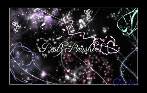 星光点点、星光装饰PS笔刷-玩吧资源站