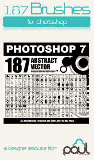 187种非主流矢量装饰元素PS笔刷素材-玩吧资源站