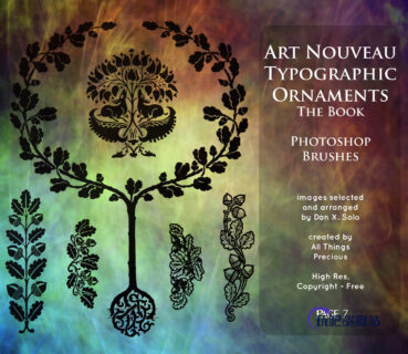 富丽堂皇欧式贵族印花PS笔刷-玩吧资源站