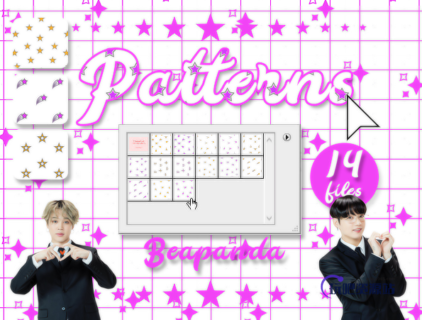 五角星纹理、星星背景图案Ps填充素材免费下载-玩吧资源站