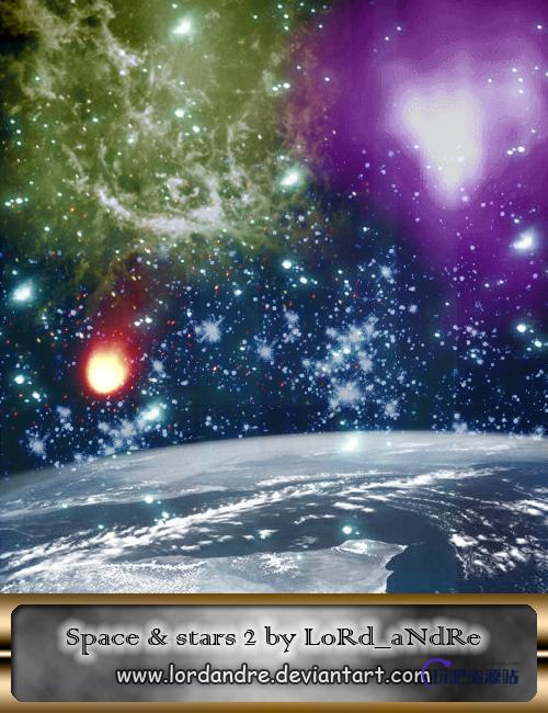 宇宙星空背景PS银河系笔刷