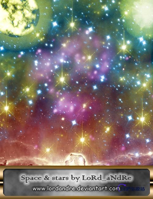 深空宇宙背景PS星空笔刷