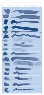 Photoshop插画绘画笔触素材PS笔刷-玩吧资源站