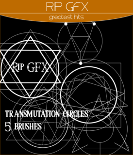 数学图形、等边五角星、几何图形PS笔刷-玩吧资源站