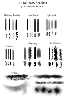 300+个性化PS笔刷素材下载-玩吧资源站