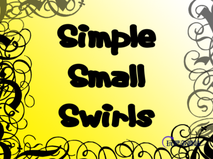 混乱涂鸦式印花图案PS笔刷素材-玩吧资源站