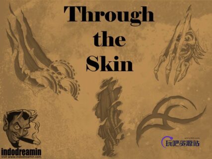 皮肤上的纹身刺青、不良纹身PS笔刷下载-玩吧资源站