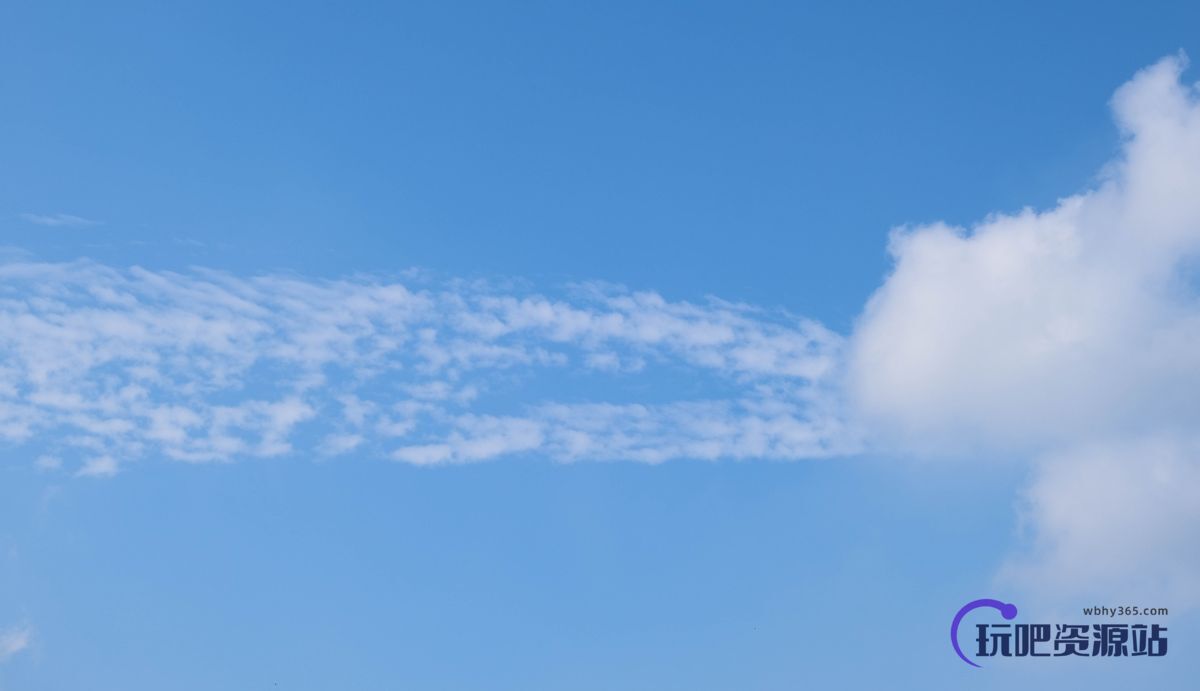 一组高分辨率天空、蓝天白云背景PS笔刷素材（JPG高清图片格式）