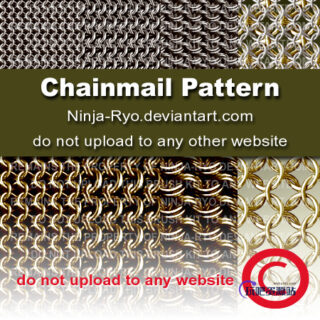 锁链、链甲纹理材质PS填充素材下载-玩吧资源站