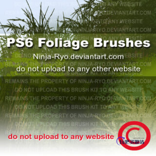 树叶、叶子纹理材质贴图背景图案Photoshop图案底纹素材.pat-玩吧资源站