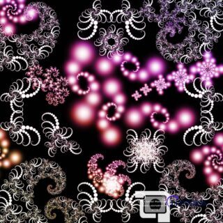 30种花式分形效果印花图案PS笔刷素材-玩吧资源站