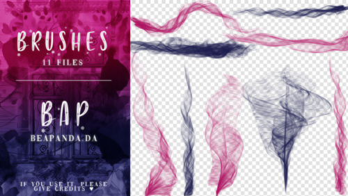 11种线条特效、光影、光纱效果PS笔刷素材-玩吧资源站