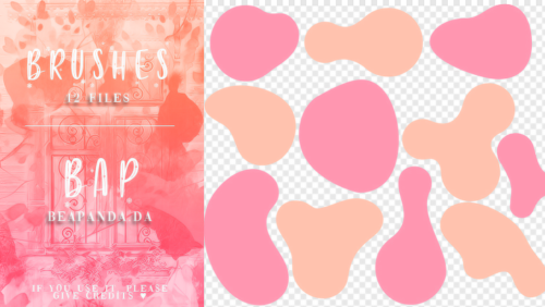 不规则圆圈图案PS笔刷素材-玩吧资源站