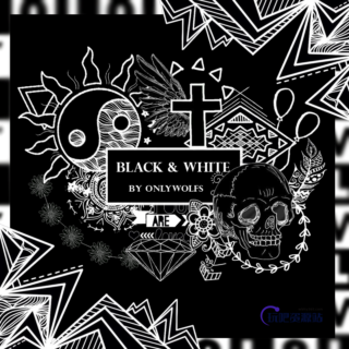 195种美图素材、可爱非主流贴纸PS笔刷素材（PNG图片格式）-玩吧资源站