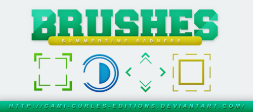 瞄准符号、科技元素标记图形PS笔刷素材-玩吧资源站