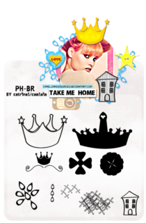 皇冠、王冠图案PS笔刷素材-玩吧资源站