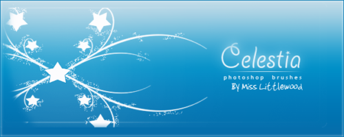 梦幻星星线条印花图形Photoshop笔刷素材-玩吧资源站