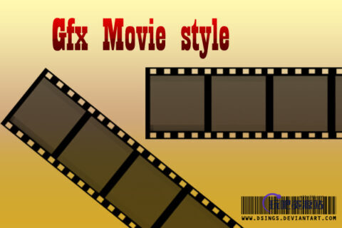 电影胶卷、黑白胶卷、相片胶片Photoshop胶片笔刷素材-玩吧资源站